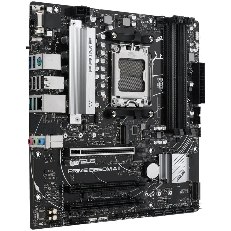 ASUS PRIME B650M-A II AMD AM5 DDR5 HDMI/DP/VGA USB 3.2 osnovna plošča - Image 3