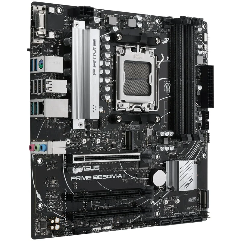 ASUS PRIME B650M-A II AMD AM5 DDR5 HDMI/DP/VGA USB 3.2 osnovna plošča - Image 3