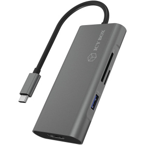 Icybox IB-ADK4026-CPD USB-C priklopna postaja s Power Delivery 100W