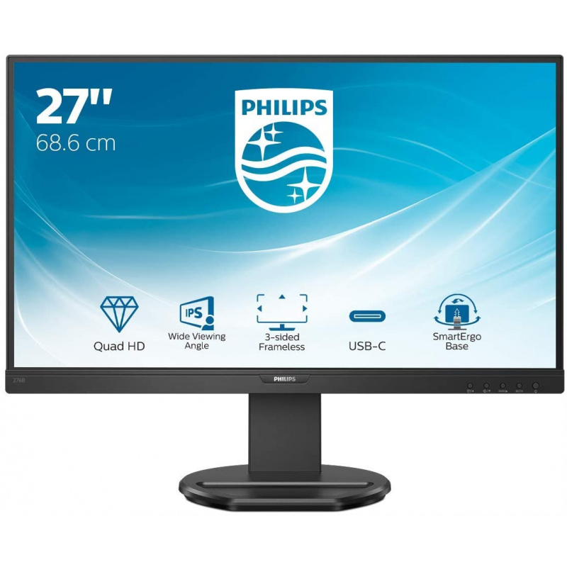 Philips 276B9 27"IPS QHD monitor z USB-C PD za prenosnik