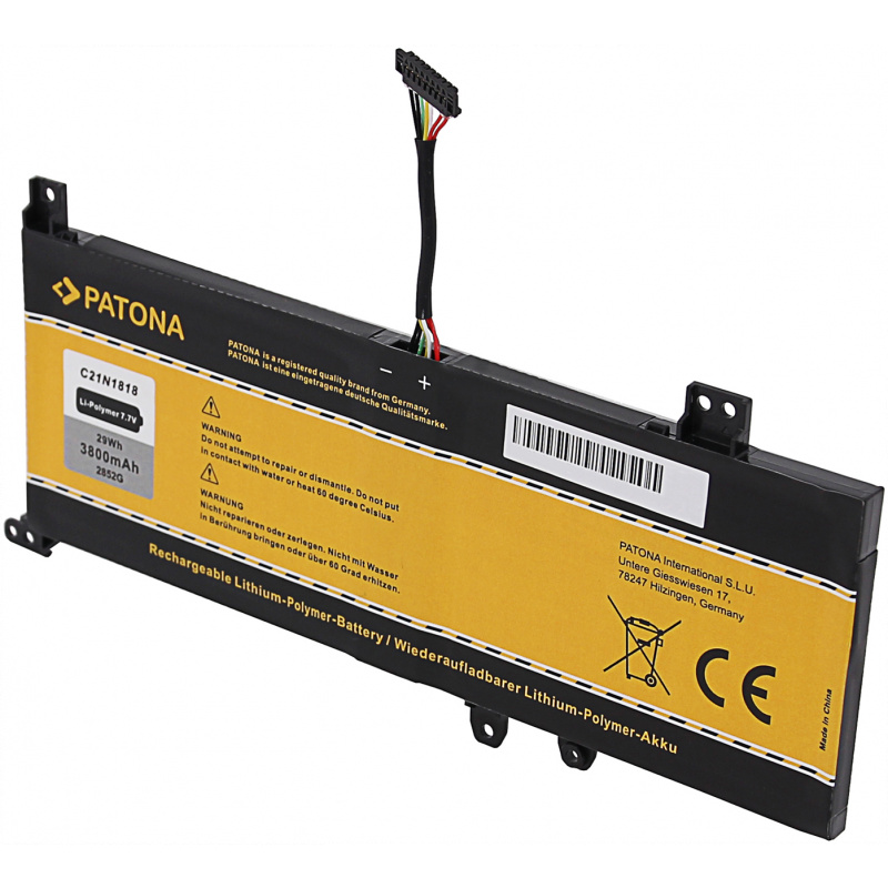 Baterija za Asus VivoBook 14 X412 / X412D / X412F, C21N1818, 3800 mAh - Image 2