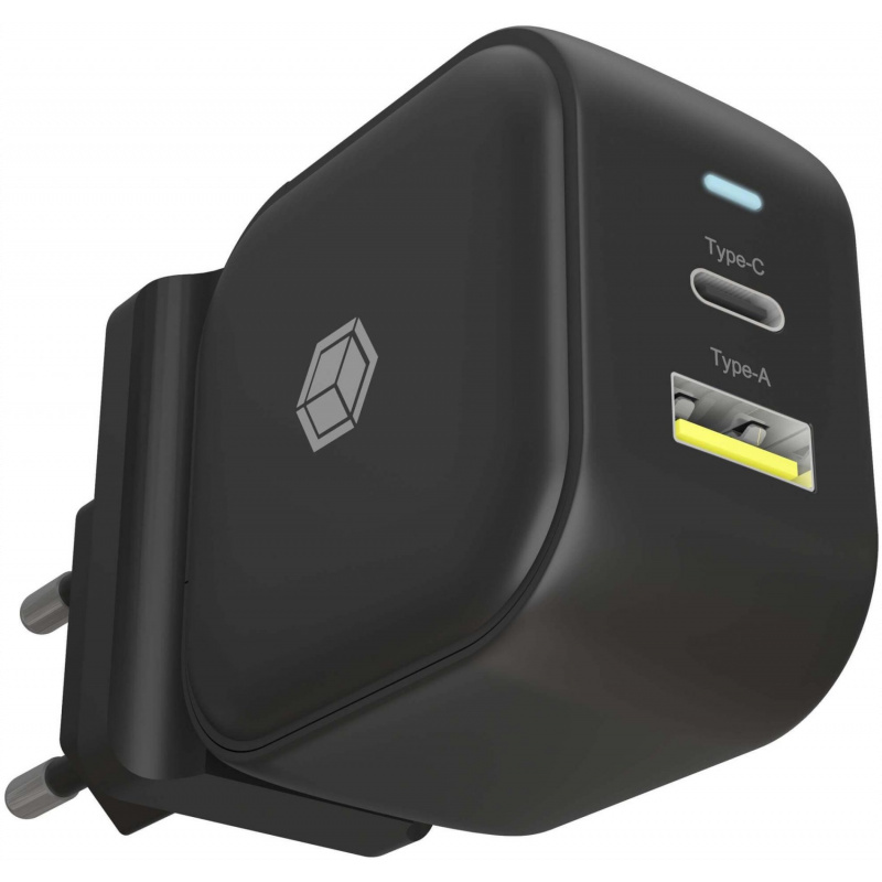 Icybox 38W dvojni QC 3.0 USB polnilnik s PowerDelivery - Image 3