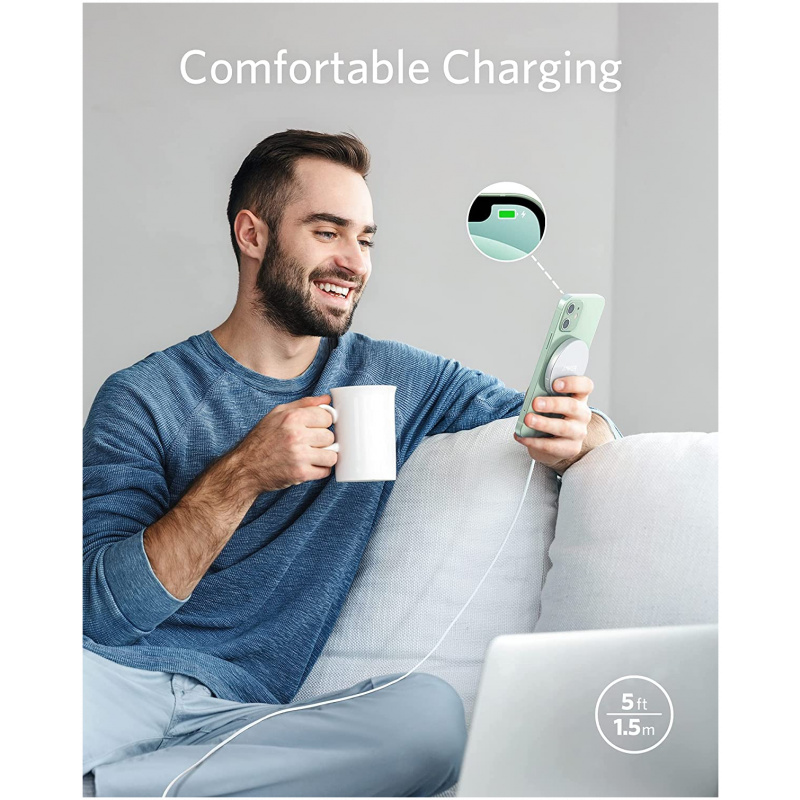 Anker MagGo PowerWave Select + MODER magnetni brezžični polnilec - Image 4