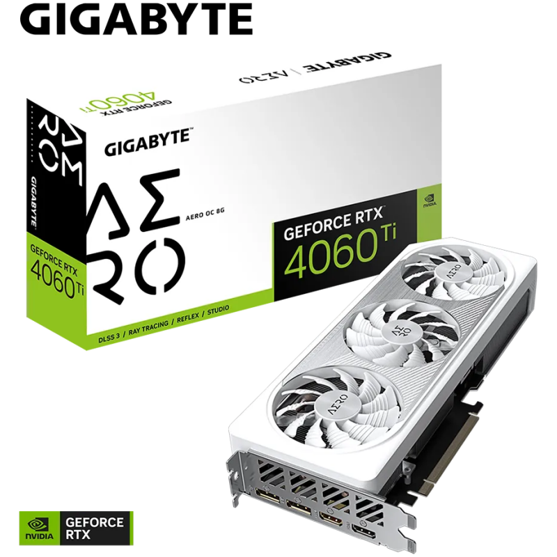 Grafična kartica GIGABYTE GeForce RTX 4060 Ti Aero OC 8G