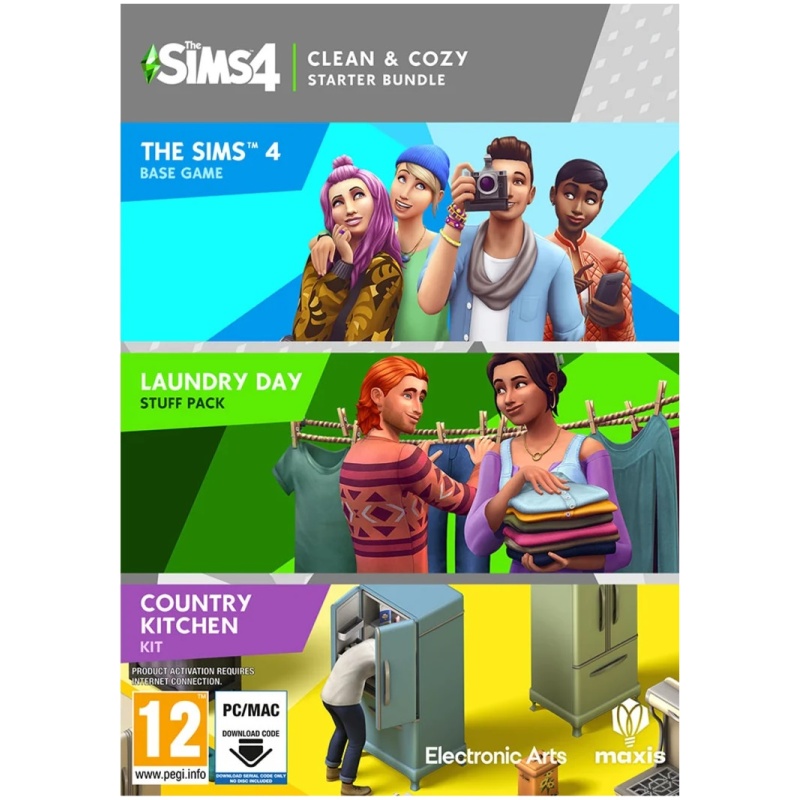 The Sims 4 Clean & Cozy Starter Bundle (PC)