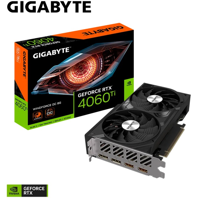 Grafična kartica GIGABYTE GeForce RTX 4060 Ti WINDFORCE OC 8G
