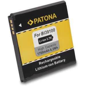 Opis:Nadomestna baterija je izdelana po zasnovi in tehnologiji nemškega proizvajalca Patona, kar zagotavlja odlično kvalitetoNajsodobnejša tehnologija omogoča veliko ciklov polnjenja in praznjenjaLi-Ion celice so prijazne okolju, obenem pa zagotavljajo delovanje brez spominskega učinkaTermično stikalo ščiti baterijske celice pred pregrevanjem, prenapolnitvijo in kratkim stikomVisoka kapaciteta baterije, podaljšan čas delovanja pri mirovanju naprave, zelo počasno samopraznjenje100% kompatibilnost z originalno baterijoBaterijo polnimo z originalnim ali nadomestnim polnilcemCertifikati CE in ROHSOriginalne oznake:35H00170-01MBI39100CS-HTX310SLG21BA-S640Primerno za:HTCX315e, Bass, Bliss, Bunyip, Eternity, Rhyme, Runnymede, Sensation XL, Titan, Titan II, Titan 2, X310E, X315, X315b, X315E, PI39110, X310E, X315, X315b Lastnosti:Proizvajalec: PatonaVrsta: Li-IonNapetost: 3,7 VKapaciteta: 1.700 mAh (6,3 Wh)
