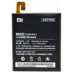 Opis:Originalne oznake:BM32Primerno za:Xiaomi:Xiaomi 4, Leo, Mi4, Mi4 4G, Mi4WLastnosti:Proizvajalec: XiaomiVrsta: Li-PolymerNapetost: 3,8 VKapaciteta: 3.000 mAh (11,4 Wh)