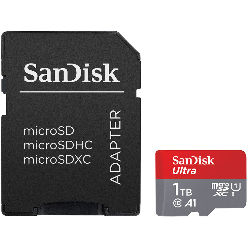 SanDisk Ultra microSDXC 1TB + SD Adapter 150MB/s  A1 Class 10 UHS-I