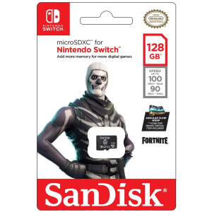 SanDisk Nintendo MicroSD UHS I Card - Fortnite Edition