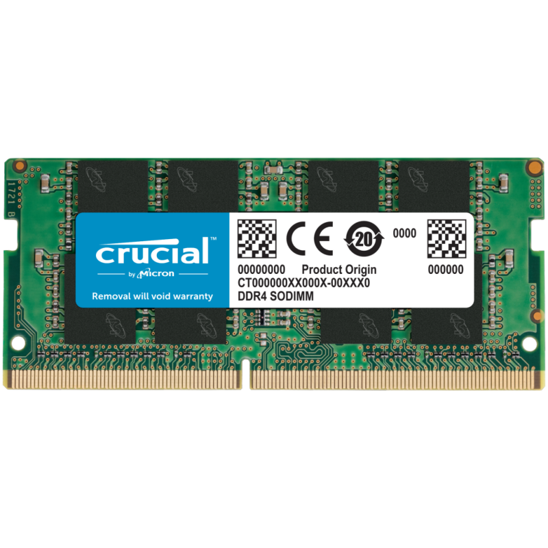 Crucial 8GB DDR4-3200 SODIMM PC4-25600 CL22