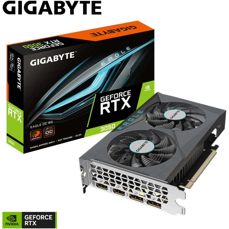 Grafična kartica GIGABYTE GeForce RTX 3050 EAGLE OC 6G