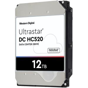 HGST/WD 12TB SATA 3 6GB/s 256MB 7200 ULTRASTAR DC HC520 512e