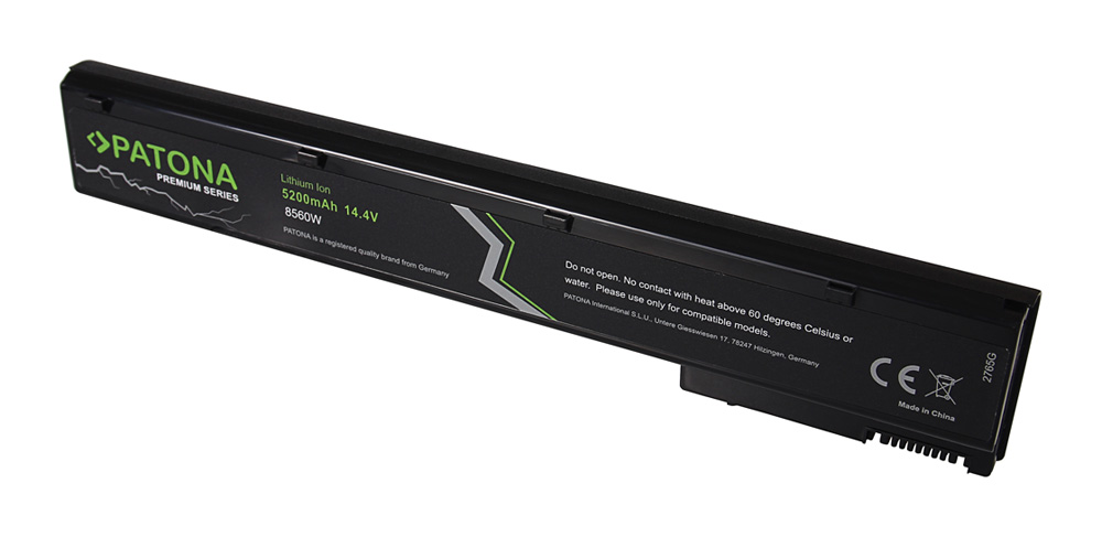 Baterija za HP Elitebook 8560w / 8570w / 8760w / 8770w, VH08, 5200 mAh - slika 2