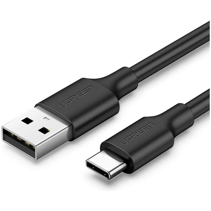 UGREEN USB A 2.0 na USB-C kabel 2m (črn) - polybag