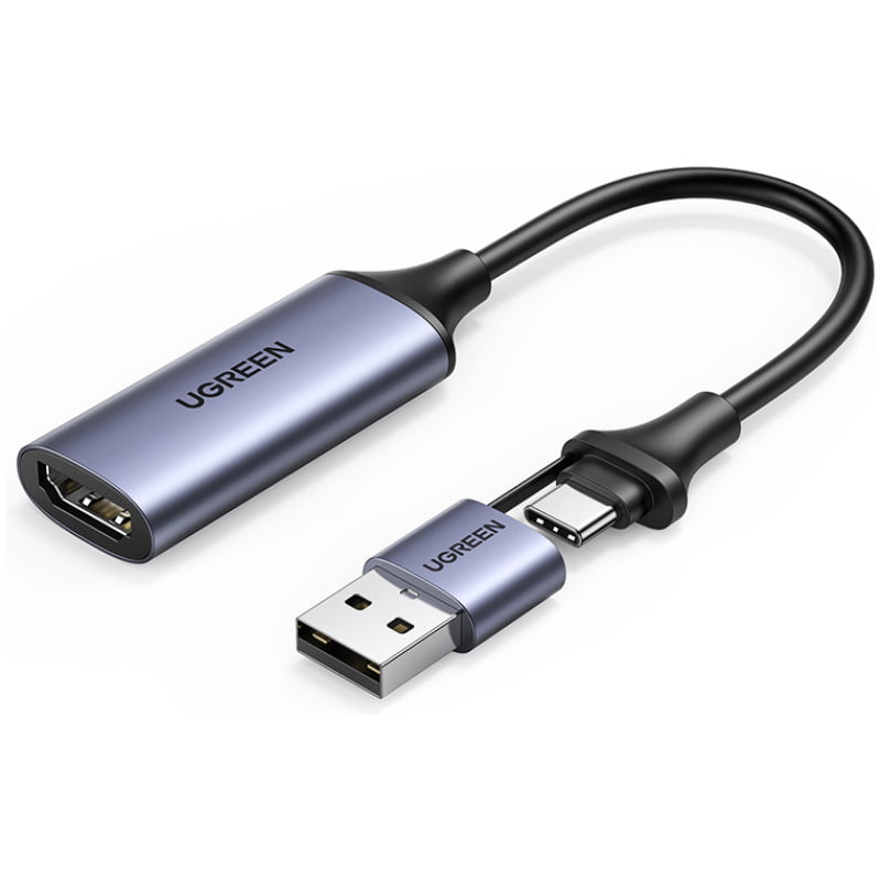 Ugreen USB adapter za zajem slike HDMI 4K na USB-C/A 1080p - box
