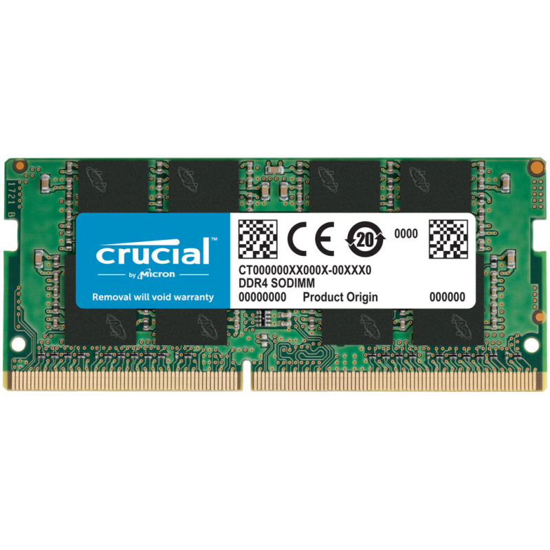 Crucial 16GB DDR4-3200 SODIMM PC4-25600 CL22