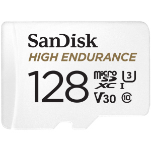 SanDisk High Endurance video microSDHC 128GB + SD Adapter Full HD / 4K video
