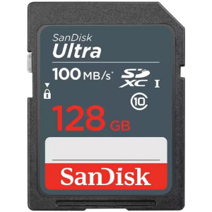 SanDisk Ultra 128GB SDXC spominska kartica 100MB/s