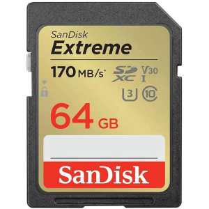 SanDisk Extreme PLUS 32GB SDXC spominska kartica 170MB/s in 80MB/s branje/pisanje