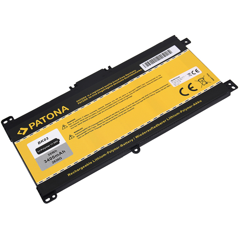 Baterija za HP Pavilion x360 14-BA / 14-BA015NW / 14-BA022NW / 14-BA013NM, 3400 mAh - Image 2