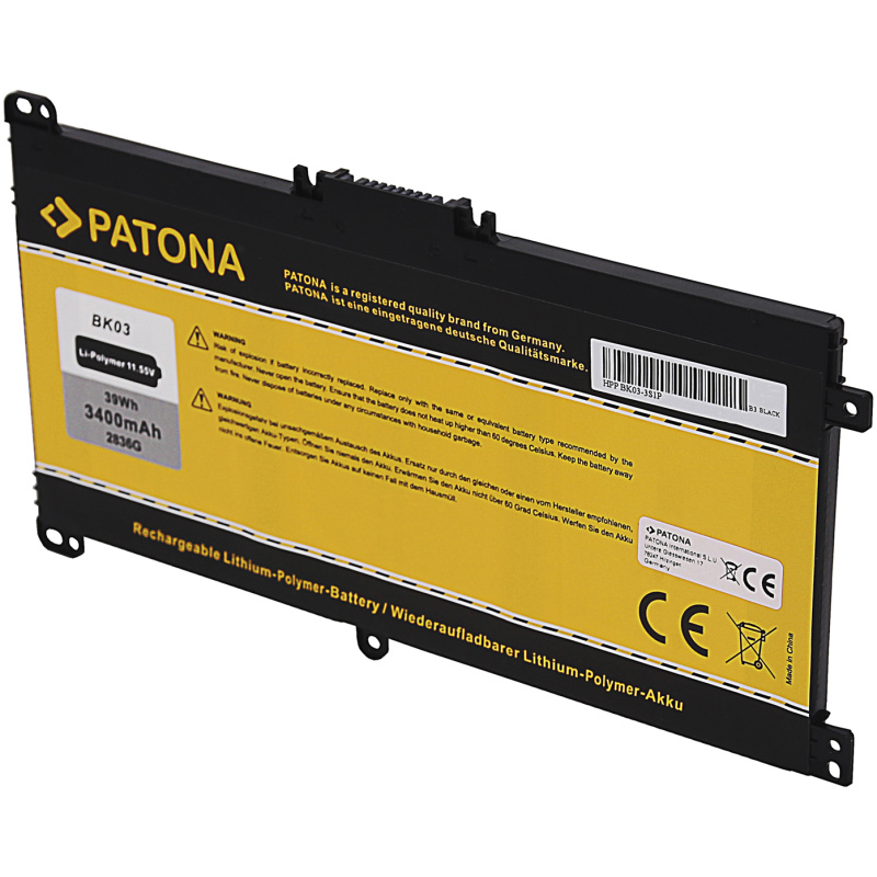 Baterija za HP Pavilion x360 14-BA / 14-BA015NW / 14-BA022NW / 14-BA013NM, 3400 mAh - Image 5