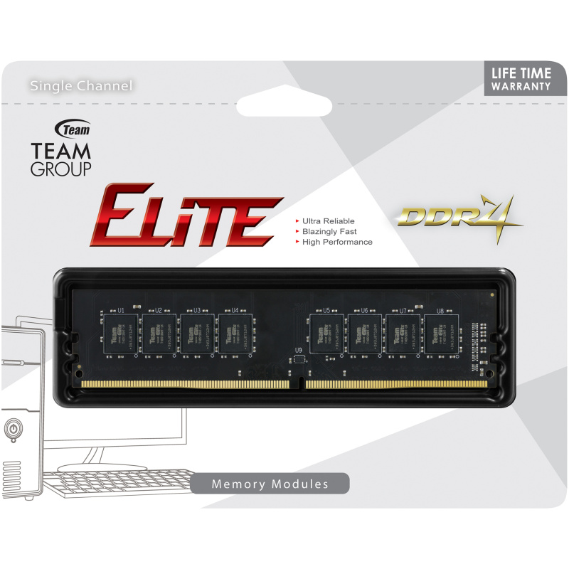 Teamgroup Elite 4GB DDR4-2666 DIMM PC4-21300 CL19, 1.2V - Image 3
