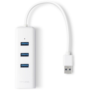 TP-LINK UE330 USB 3.0 3 portni HUB & RJ45 Gigabit Ethernet adapter