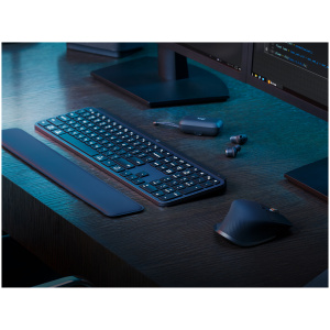 Tipkovnica Logitech brezžična desktop MX Keys S Plus SLO gravura