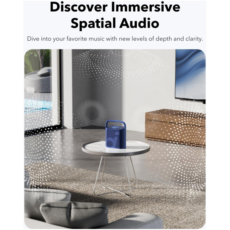 Anker Soundcore prenosni Bluetooth zvočnik Motion X500, pink - Image 3