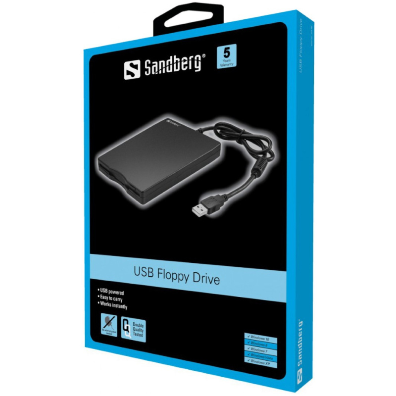 Sandberg USB Floppy Mini Reader - Image 2