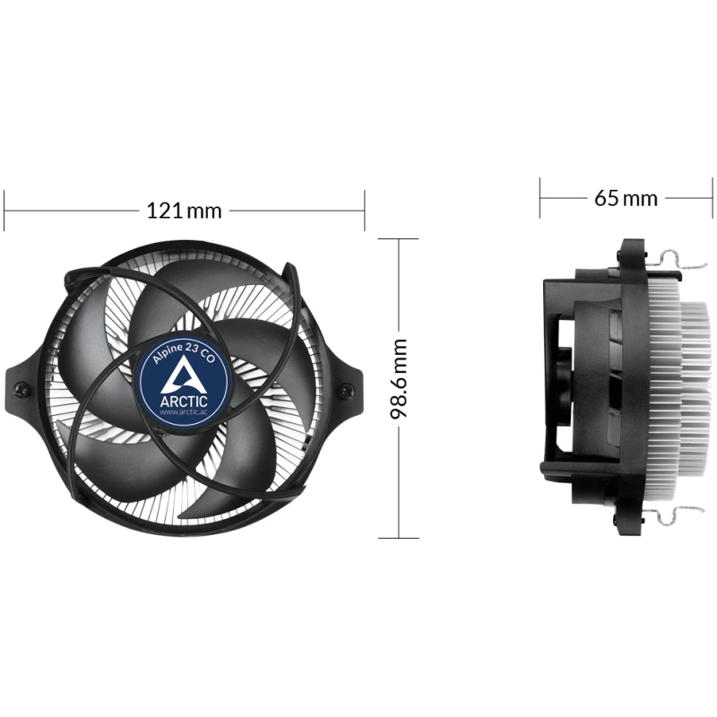 ARCTIC Alpine 23 CO, hladilnik za desktop procesorje AMD - Image 4
