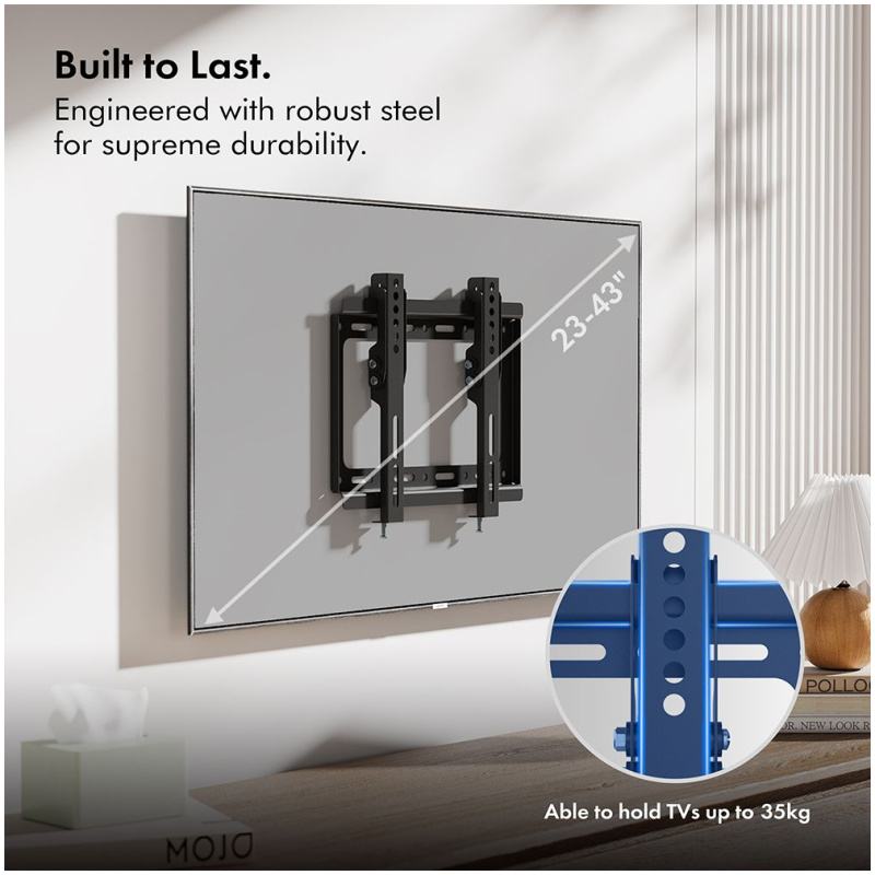 VonHaus 23-43'' nagibni stenski nosilec do 35kg - Image 2