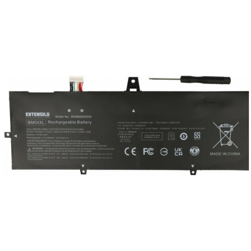 Baterija za HP Elitebook X360 1040 G3 / 1040 G4, BM04XL, 7300 mAh - Image 4