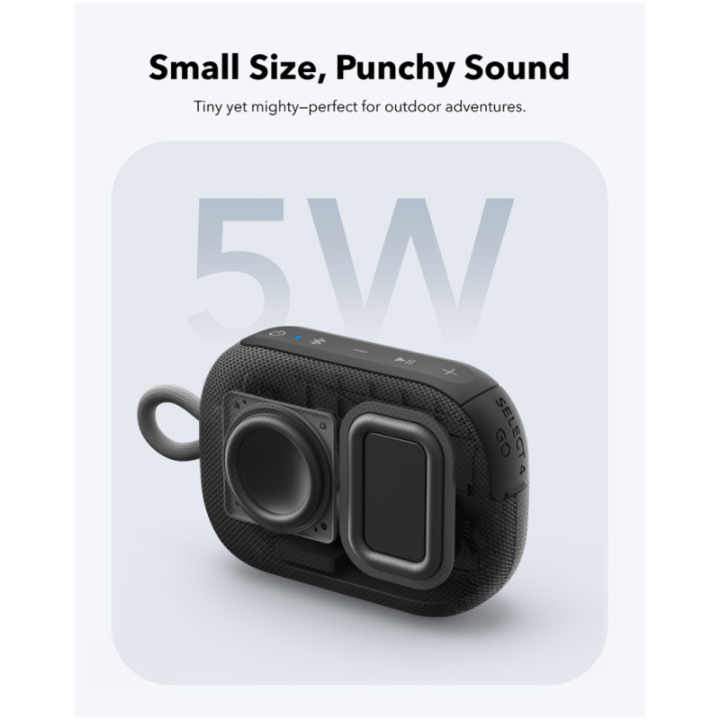 Anker Soundcore prenosni Bluetooth zvočnik Select 4 GO, rdeč - Image 4