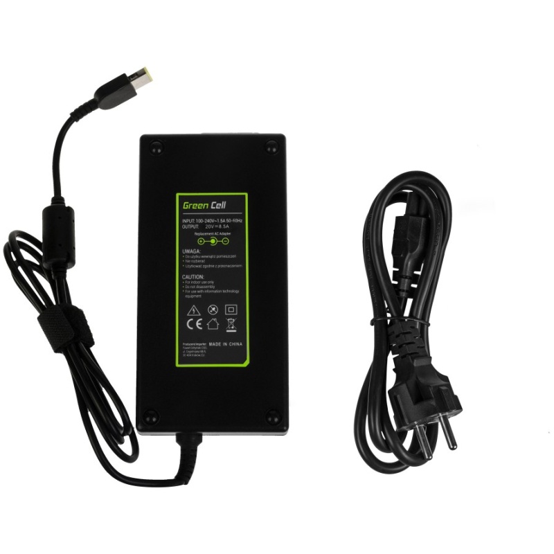 Polnilec za prenosnike Lenovo, 170W / 20V / 8,5A / pravokotni priključek - Image 2