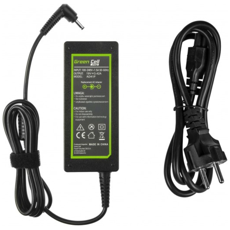 Polnilec za prenosnike Asus, 65W / 19V / 3,42A / 4,0mm x 1,35mm - Image 2