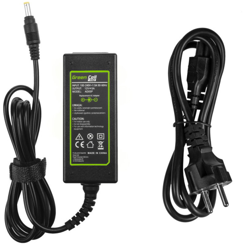Polnilec za prenosnike Asus Eee PC, 36W / 12V / 3,0A / 4,8mm x 1,7mm - Image 2