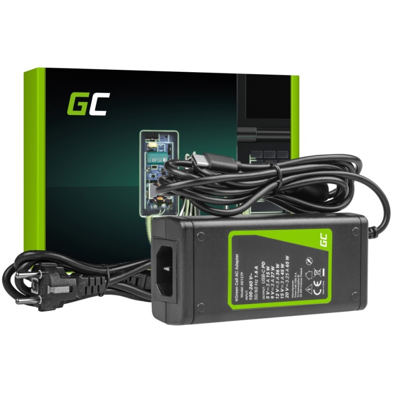 Polnilec za prenosnike HP / Toshiba / Acer / Asus / Lenovo / Dell, 65W / 20V / 3,25A / priključek USB-C - Image 4