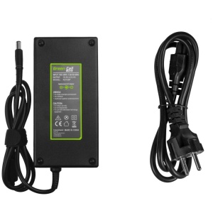<p><b>Opis:</b></p><p>Kakovosten polnilec za prenosnike Dell z zaščito pred prepolnjenjem, nadtokovno zaščito, temperaturno zaščito in certifikatom RoHS.</p><p><b>Vsebina kompleta:</b><br></p><ul><li>1 x napajalnik za prenosnik</li><li>1 x napajalni kabel (EU)</li></ul><br><p><b>Originalne oznake:</b><br></p><ul><li>DA210PE1-00<br></li><li>D846D</li><li>0D846D</li><li>PA-7E</li><li>XM3C3<br></li></ul><br><p><b>Primerno za:</b></p>Dell Alienware:<br><ul><li>M17x, M17x R2, M17x R3, M17x R4<br></li></ul><br>Dell Precision:<br><ul><li>M4700, M6400, M6500, M6600, M6700, M6800</li></ul><br><b>Lastnosti:</b><ul><li>Proizvajalec: Green Cell</li><li>Moč: 210 W</li><li>Barva: črna</li><li>Vhodna napetost: 100-240 V</li><li>Izhodna napetost: 19,5 V</li><li>Tok: 10,8 A</li><li>Priključek: 7,4 mm (zun. premer), 5,0 mm (notr. premer), 13 mm (dolžina)</li></ul><br>