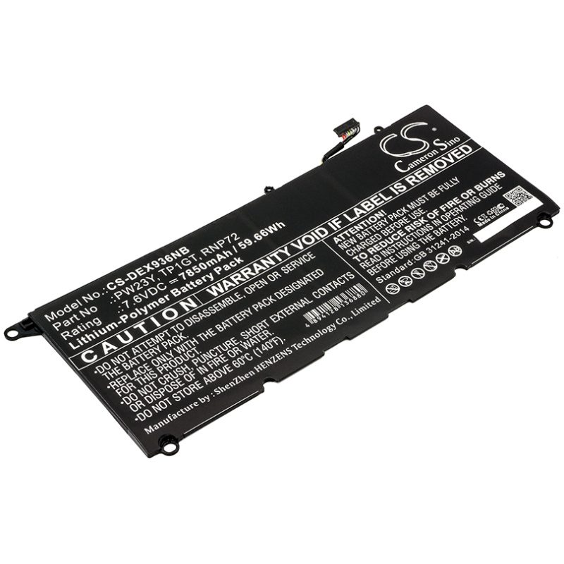Baterija za Dell XPS 13 9360, 7850 mAh - Image 2