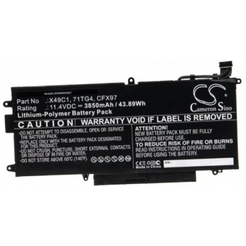 Baterija za Dell Latitude 5289 / Latitude 7390, 3850 mAh - Image 2