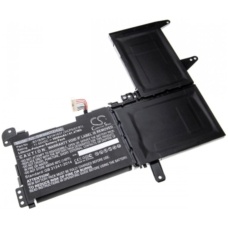 Baterija za Asus X510 / S510 / N580, 3600 mAh - Image 2