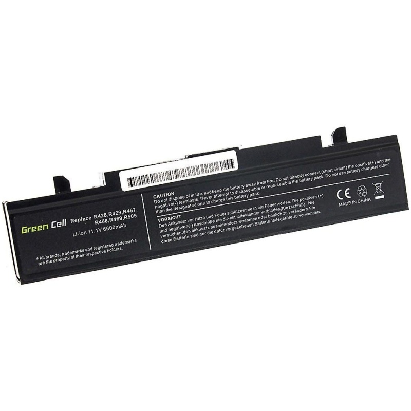 Baterija za Samsung R460 / R505 / R509, črna, 6600 mAh - Image 2