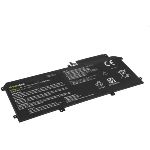 <b>Opis:</b><br><ul><li>Nadomestna baterija je izdelana po zasnovi in tehnologiji proizvajalca Green Cell, kar zagotavlja odlično kvaliteto<br></li><li>Najsodobnejša tehnologija omogoča veliko ciklov polnjenja in praznjenja<br></li><li>Li-Polymer  celice so prijazne okolju, obenem pa zagotavljajo delovanje brez spominskega učinka<br></li><li>Termično stikalo ščiti baterijske celice pred pregrevanjem, prenapolnitvijo in kratkim stikom<br></li><li>Visoka kapaciteta baterije, podaljšan čas delovanja pri mirovanju naprave, zelo počasno samopraznjenje<br></li><li>100% kompatibilnost z originalno baterijo</li><li>Baterijo polnimo z originalnim ali nadomestnim polnilcem</li><li>Certifikati CE in ROHS</li></ul><br><p><b>Originalne oznake:</b><br></p><ul><li>0B200-02090100<br></li><li>C31N1610</li><li>C31-N1610</li></ul><br><p><b>Primerno za:</b></p><ul></ul><br>Asus:<br><ul><li>UX330, UX330C, UX330CA, UX330U, Zenbook UX330, Zenbook UX330C, Zenbook UX330CA, Zenbook UX330U<br></li></ul><br><b>Lastnosti:</b><ul><li>Proizvajalec: Green Cell</li><li>Barva: črna</li><li>Vrsta: Li-Polymer</li><li>Napetost: 11,55 V</li><li>Kapaciteta: 3.000 mAh (35 Wh)</li></ul><br>