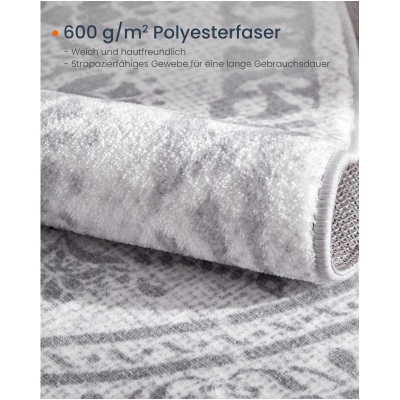 SONGMICS HOME Okrogla Preproga, 160 cm - Image 4