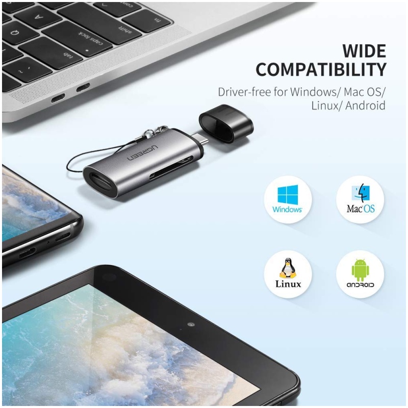 Ugreen USB-C OTG čitalec kartic TF/SD - box - Image 4