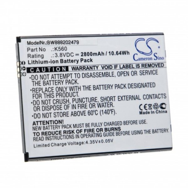 Baterija za Wiko W-K560 / Y61, 2800 mAh - slika 2