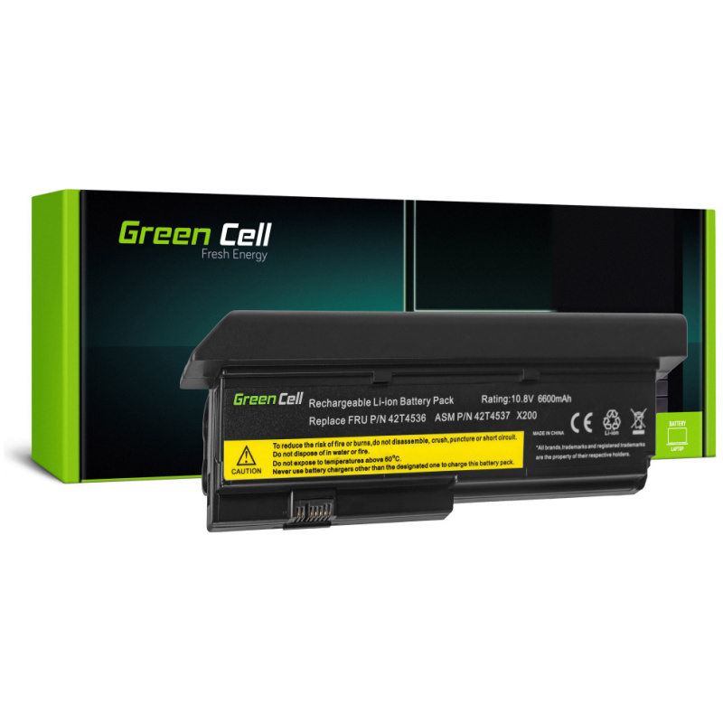 Baterija za Lenovo ThinkPad X200 / X201, 6600 mAh - Image 6
