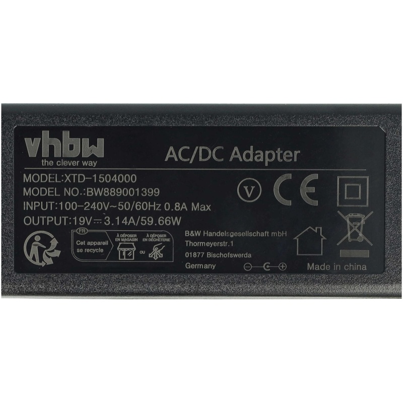 Polnilec za sesalnike Samsung GT6000 / GT7000 / GT8000, 60W, 19V, 3.14A - Image 5